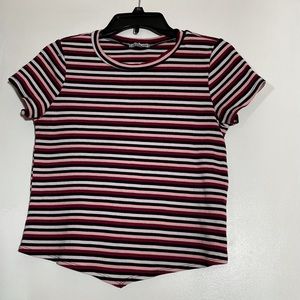 Charlotte Russe Black/Pink/Burgundy/White Sz L